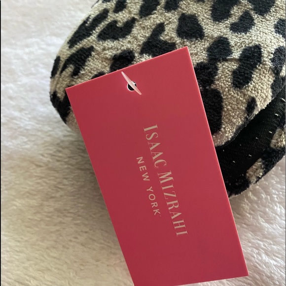 NWT ISAAC MIZRAHI SHOES Faux Fur Leopard Print Slippers Size Medium - Picture 2 of 15